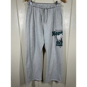 Local Scene Sweatpants Women L Gray Yellowstone Montana Big Sky Country Graphic